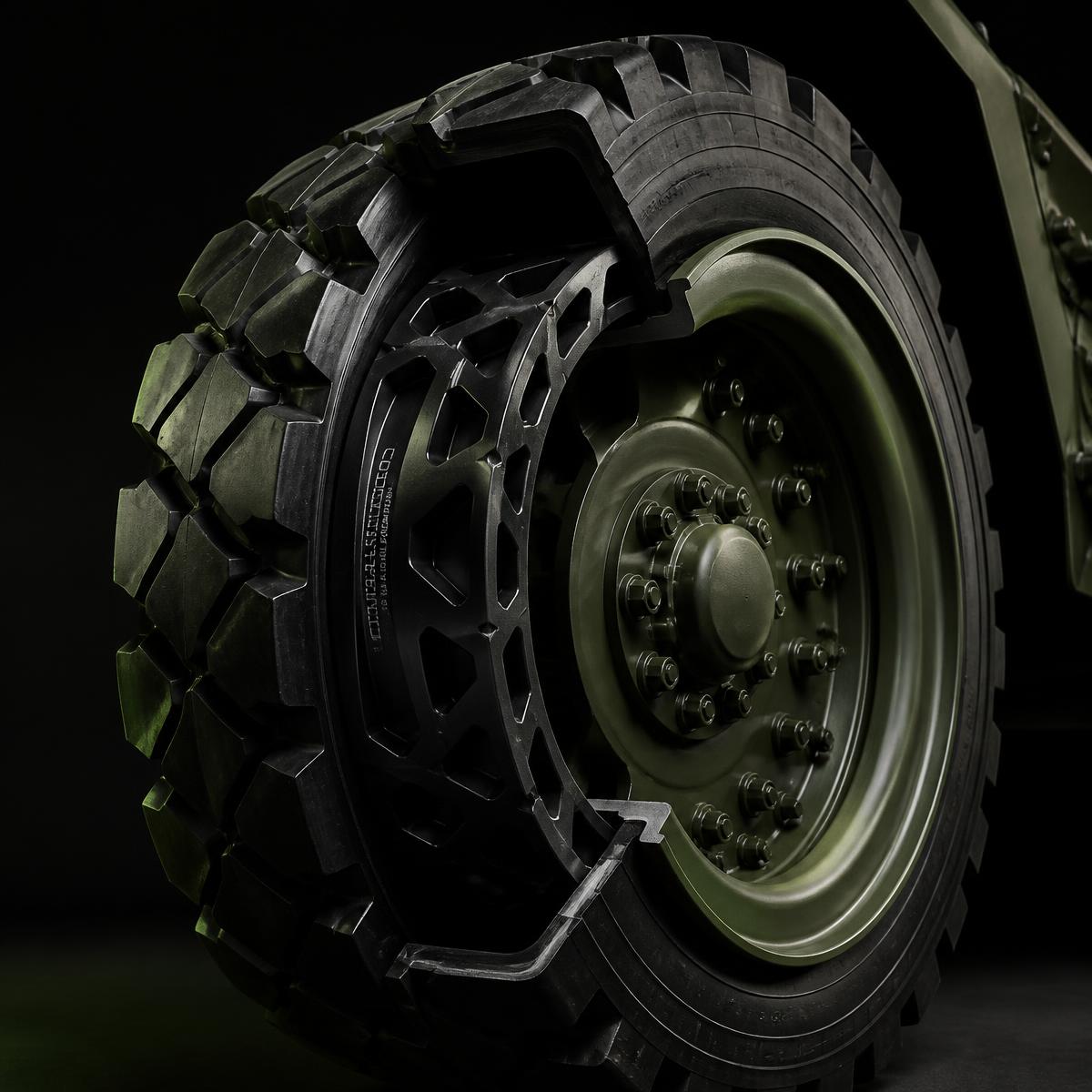 ARMS Runflat wheel tested under road operating conditions
